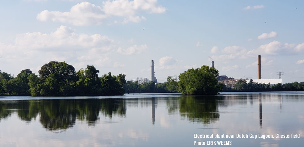 Electrical plant near Dutch Gap Chesterfield